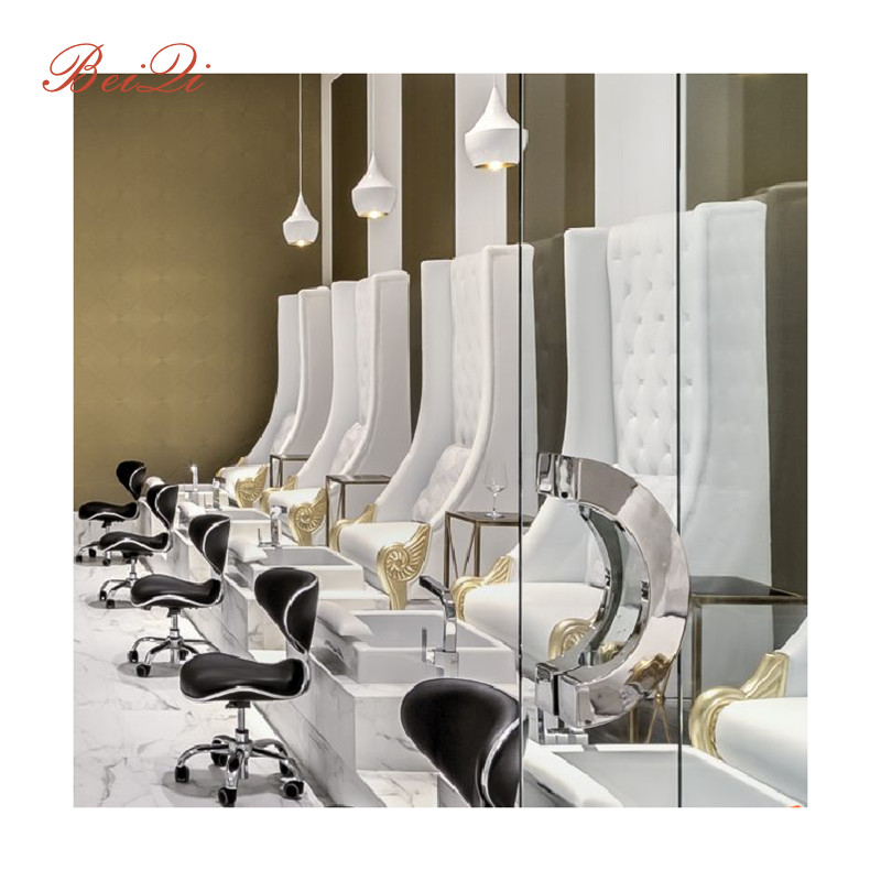 Luxury Spa Pedicure Chairs Used Nail Salon Equipment Egg Shaped