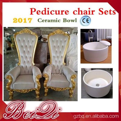 high back wedding chairs king throne pedicure chair foot spa equipment furniture
