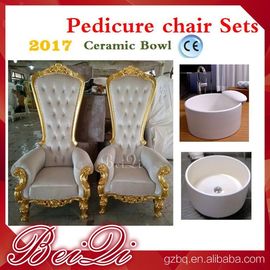 2017 hot sale king throne pedicure chair round pedicure bowl price, Pink spa pedicure chairs for sale