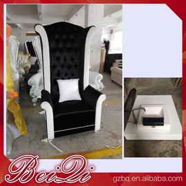 Pedicure spa with high back throne chair comfortable luxury pedicure spa massage chair for nail