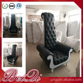 luxury white leather king chair manicure and pedicure furniture spa chair leather cover