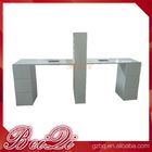 Modern manicure table vacuum and nail salon furniture cheap nail table white color