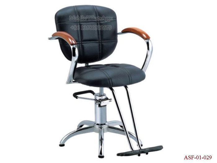 ASF-01-029New Fashion 2015 Hot Sales Cheap Price Black Color Lady Salon Hair Styling Chair