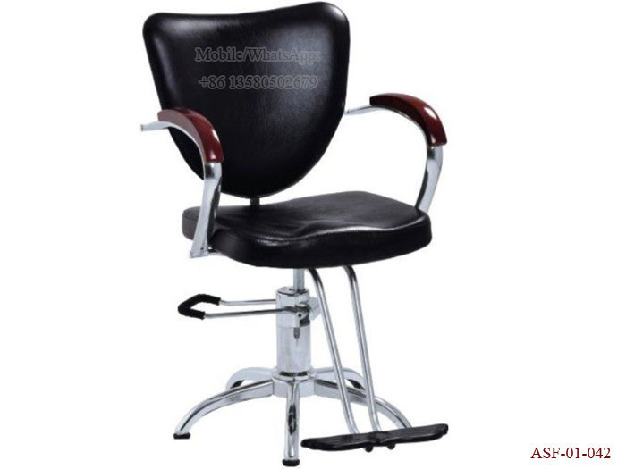 ASF-01-042 China ODM Supplier Salon Furniture Black Color Hair Styling Chair