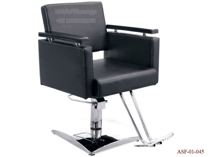 ASF-01-045 Newest Fashion Style Black Color Luxury Styling Chair Salon Furniture