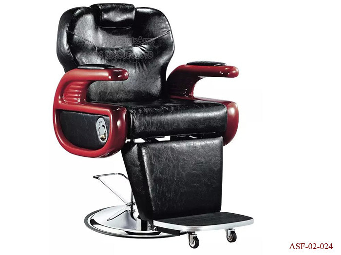 ASF-02-024 Wholesales Red Color Armrest Barber Chair for Man ,Top Quality Salon Styling