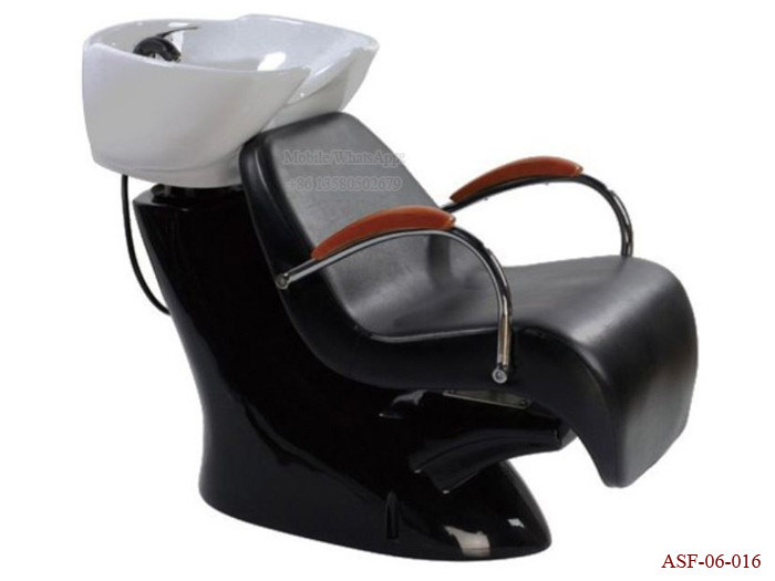 ASF-06-016 Top Grade Synthetic Leather Shampoo Chair with American Style Sofa Seat