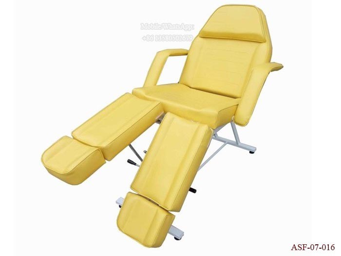 ASF-07-016 Customized Yellow Color Automatic Folding Massage Bed with Handle