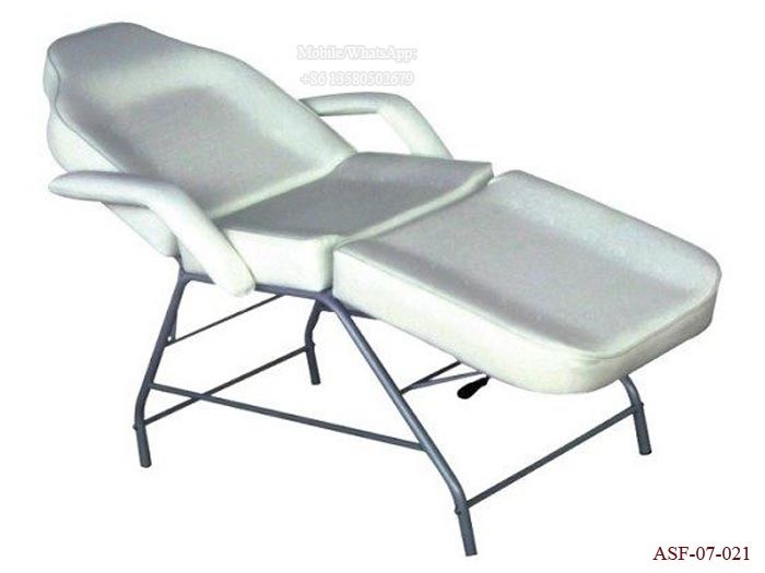 ASF-07-021 Multifunctional Spa Furniture White Color Leather Electric Massage Bed