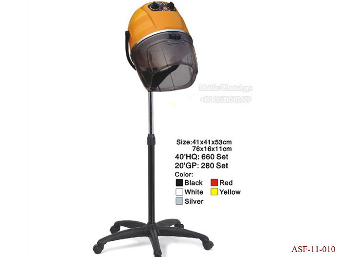 ASF-11-010 Yellow Color Customized Salon Equipment Baber Hair Steamer