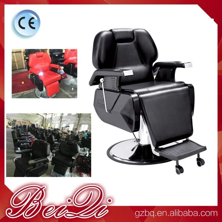 Minimal Assembly Needed Professional Barber Chair 58KG Heavy Duty Durable Comfortable Salon Styling Equipment for Barbershops