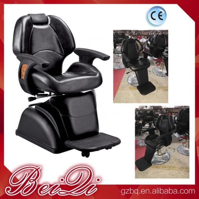 Luxury hair salon furniture barber styling units reclining